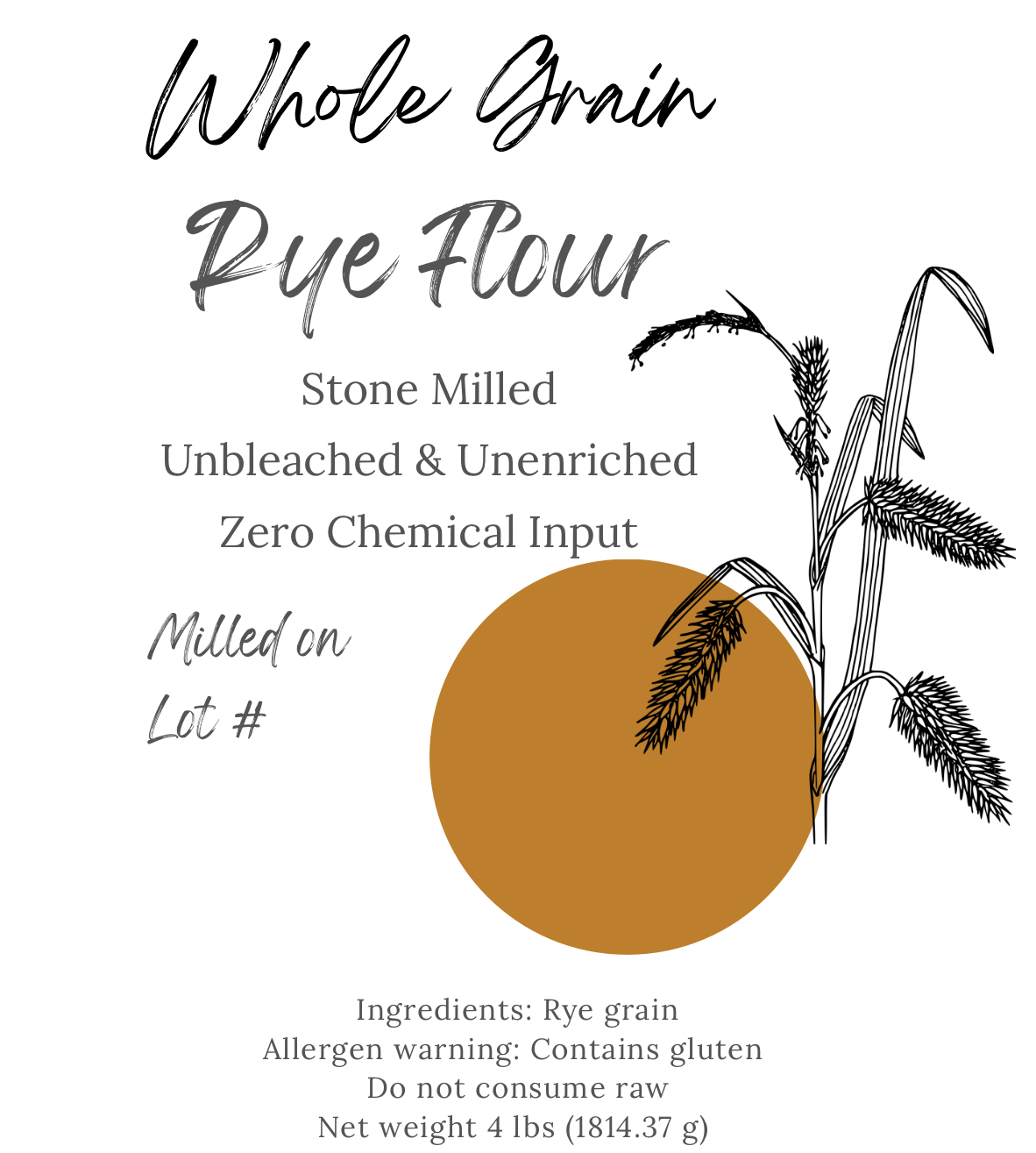 Whole Grain Rye Flour